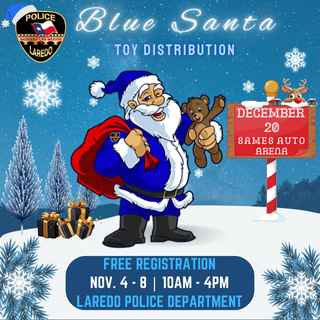 Blue Santa